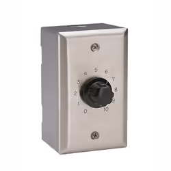 Valcom V-1092, Rotary volume control, Stainless steel, 150 W, 69.9 x 71.1 x 114.3 mm, 360 g