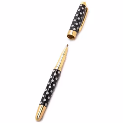 Kate Spade New York Black Ink Ballpoint Pen  Black Dots