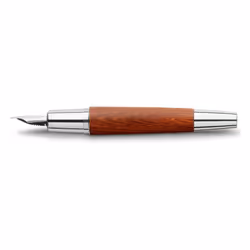 Faber Castell F148200Faber-Castell E-Motion fountain Pen Brown M  Pear wood brown.