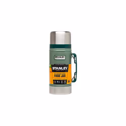 LIKE-NEW Stanley Double Wall Vacuum-18-8 Insulated Lid-Leak Proof, Stainless Steel, Hammertone Green, 0.7 Litre