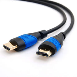 KabelDirekt 799422537965 HDMI cable 2 m HDMI Type A (Standard) Black, Blue