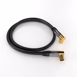 KabelDirekt 799422538252 coaxial cable 7.5 m IEC Black