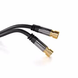 KabelDirekt 799422538290 coaxial cable 3 m F Black