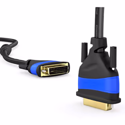 KabelDirekt â 2m Dual-Link DVI Cable (DVI-D 24+1, 1080p Full HD 3D) TOP Series