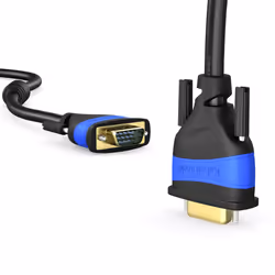 KabelDirekt 10m VGA/SVGA Cable (15 PIN, Full HD 1080p 3D) TOP Series