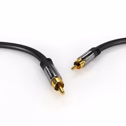 KabelDirekt 799422539815, RCA, Male, RCA, Male, 5 m, Black