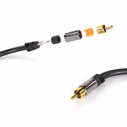 KabelDirekt 799422539815 audio cable 5 m RCA Black