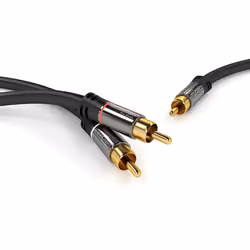 KabelDirekt 799422539839 audio cable 2 m RCA 2 x RCA Black