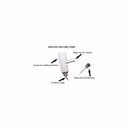 10M RJ11 Phone Cable to BT Phone Plug with additional BT Socket - NEW