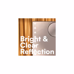 H&S Makeup Mirror with Lights - Light Up Vanity Mirror for Dressing Table Bathroom Desk - Battery Operated with LED Lights - Includes Detachable