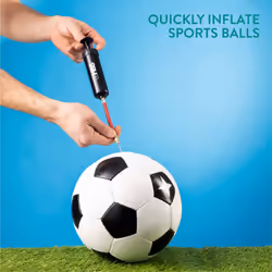 2 Inflator Ball Pump with Needle Pins Valve Adapter Adaptor Set for Football Basketball