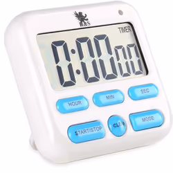 Digital Kitchen Timer for Cooking - Magnetic Countdown Timers Clock with Large LCD Digits Display & Loud Alarm - AAA Battery ...