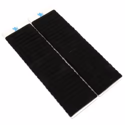 H&S 50 Hair Bands, Hair Bobbles Elastic Ties Hairbands Ponytail Holders for Women Girls Kids Men Thick Hair Black