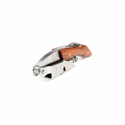 H&S Waiters Corkscrew Wine Bottle Opener Professional Stainless Steel Wood Handle Foil Cutter