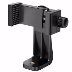 H&S Mobile Phone Tripod Mount Adapter Bracket Smartphone Clamp Holder for iPhone Samsung 360° Rotation
