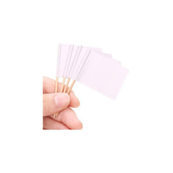 200 Toothpick Flags Blank White Cheese Cake Markers Flags Cupcake Topper for Party Wedding
