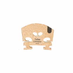 1 4/4 Violin Aubert Semi Fitted Bridge: 100543 Teller Germany 01042FU  With E Ebony insert  of Bosnian Maple A Product of Ger ...