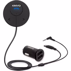 Kinivo BTC480 Bluetooth Hands-Free Car Kit for Cars with Aux InputJack