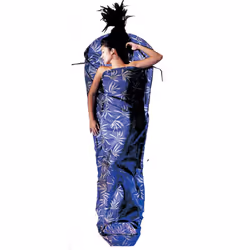Cocoon inlet MummyLiner silk green/blue