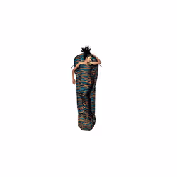 Cocoon inlet MummyLiner silk green/blue