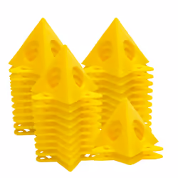 KATA 32pcs Pyramid Stands Painter's Painting Stands Mini Cone Paint Stands for Canvas and Door Risers Support Cabinet Paint P ...