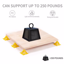 KATA 32pcs Pyramid Stands Painter's Painting Stands Mini Cone Paint Stands for Canvas and Door Risers Support Cabinet Paint Pouring