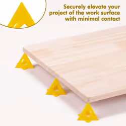 KATA 32pcs Pyramid Stands Painter's Painting Stands Mini Cone Paint Stands for Canvas and Door Risers Support Cabinet Paint Pouring