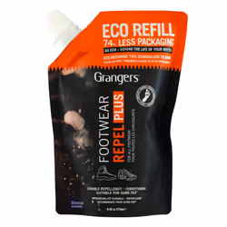 Grangers Footwear Repel Plus Eco Refill | 275ml | Extend the life of the durable footwear proofer