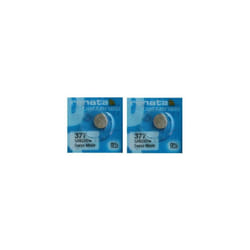 Two Renata 377 SR626SW batteries