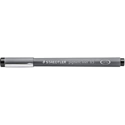 Staedtler 308 05-9 Fineliner Pigment liner - 0.5 mm, Black, Pack of 10