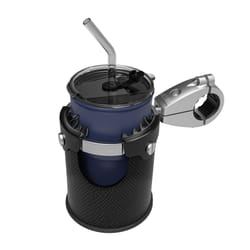 LEXIN LX-C3 Motorcycle Cup Holder with 360swivel ball-mount  Large Boat Drink Holder with Basket  Metal Handlebar Mount for Motorcycle Passenger/ATV/S