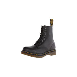 Dr. Martens Womens 1460 W Nappa Combat Boot, Black, 9
