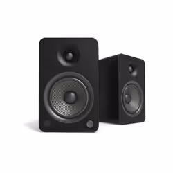 Kanto YU6 Powered Bookshelf Speakers - Matte Black
