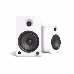 Kanto YU6 Powered Bookshelf Speakers - Matte White