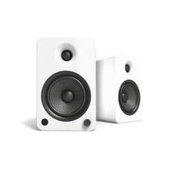 Kanto YU6 Powered Bookshelf Speakers - Matte White