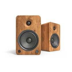 Kanto YU6 Powered Bookshelf Speakers - Walnut