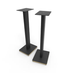 Kanto ST28P 28  Universal Floor Speaker Stands for Bookshelf Speakers up to 30 lbs | Improved Sound | Hidden Cable Management | Pair | Timeless Design