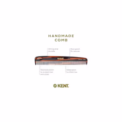 Handmade Medium Coarse Toothed Dressing Hair Comb, 19 cm Length