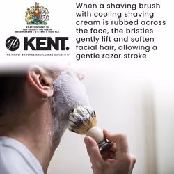 Kent Shaving Cream SCT1 Tube  Superior Men Smooth Cooling Menthol Shave Cream  No More Nicks  Cuts or Razor Burn. Perfect Size (2.6oz) for Travel or H
