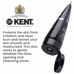 Kent Shaving Cream SCT1 Tube  Superior Men Smooth Cooling Menthol Shave Cream  No More Nicks  Cuts or Razor Burn. Perfect Size (2.6oz) for Travel or H