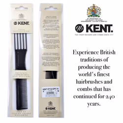 Kent Salon-Style Handmade Hair Pick and Teasing Comb for Curly  Thick Hair - Quality Barber Supplies