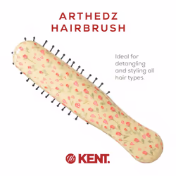 Kent ARTH1 Baby Hair Brush  Hair Brush for Kids  Small Brushes for Hair and Travel Brush Hair Detangler with Non-Scratch Nylon Bristles for Gentle Det