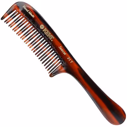 Kent 21T Large Hair Detangling Comb Double Wide Tooth Comb for Curly Wavy Hair Hair Detangler Comb for Wet and Dry Hair SawCu ...