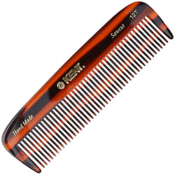 Kent 12T Wide-Tooth Detangling Comb - Handmade Pocket Comb for Thick  Curly  Wavy Hair - Large Saw-Cut and Hand-Polished Grooming Comb for Hair  Beard