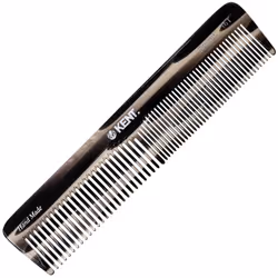 KENT Hair Comb 1 Pack - Handmade Cellulose Acetate Fine Tooth Wide Tooth and Detangling Comb for Men and Women Mustache C ...