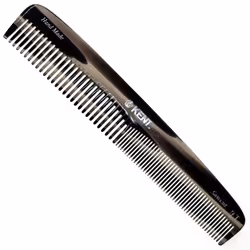 Kent 9T Graphite Fine Tooth and Wide Tooth Comb Detangler Hair Combs - Large Handmade and Saw-Cut Dressing Comb - Wet Hair Co ...