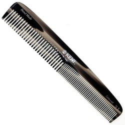Kent 9T Graphite Fine Tooth and Wide Tooth Comb Detangler Hair Combs - Large Handmade and Saw-Cut Dressing Comb - Wet Hair Comb for Women and Durable