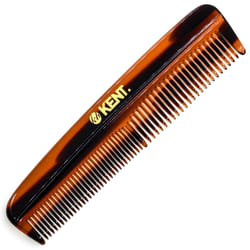 Kent R7T THE APSLEY Limited Edition Double Tooth Hair Pocket Comb  Small Fine/Wide Tooth Comb for Styling Hair  Beard and Mustache for Men  Women and
