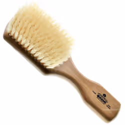 Kent OG2S Beechwood Natural Boar Bristle Brush - Hair Facial and Beard Grooming Tool for Exfoliation Straightening and Sk ...