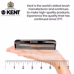 Kent A FOT Handmade Pocket Comb for Men  Women and Kids  All Fine Tooth Hair Comb Straightener for Everyday Grooming and Styling Hair  Beard and Musta